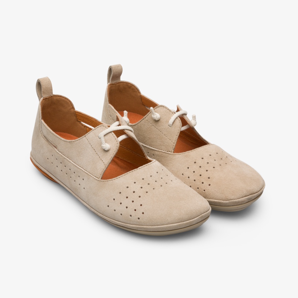 Camper Right Beige - Camper Women's Ballerinas ||5428-TZBNQ||